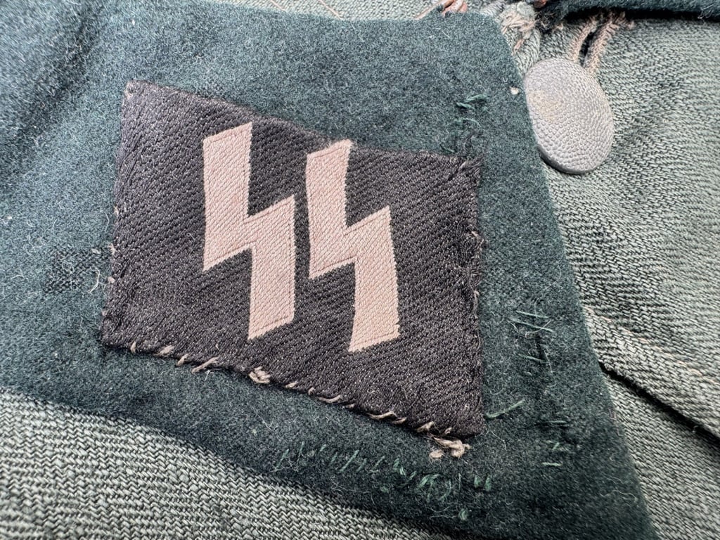 Waffen-SS Field-Reworked Drillich Work Tunic – Former NCO / SS-Unterscharführer Configuration