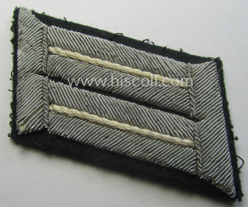 Pair of WH (Heeres) collar-tabs (ie. 'Kragenspiegel für Offiziere'): 'Offizier der Infanterie-Truppen'