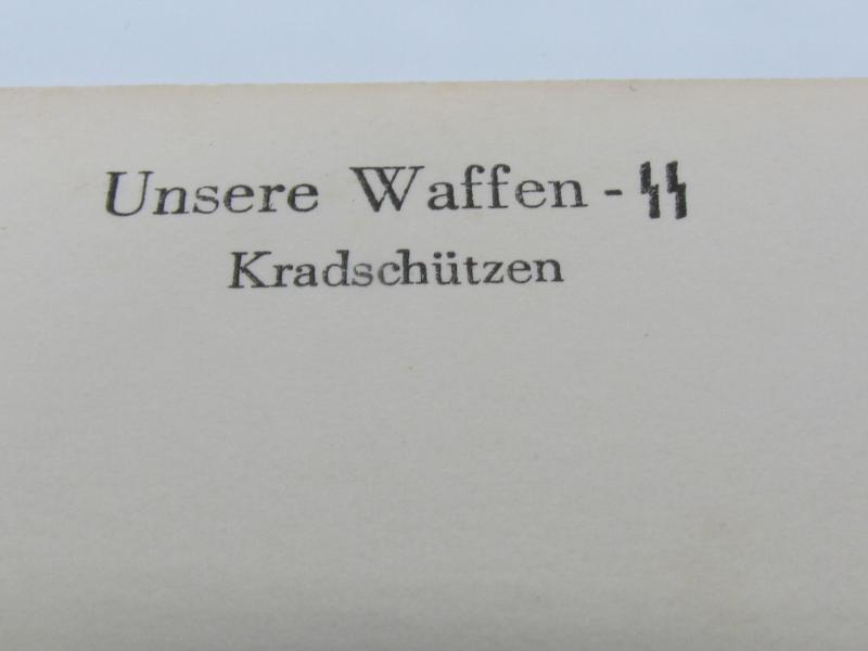 Postcard : Unsere Waffen-SS