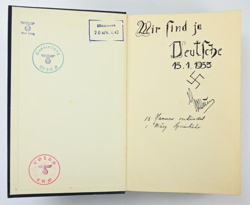 German Adolf Hitler Mein Kampf Book 1935