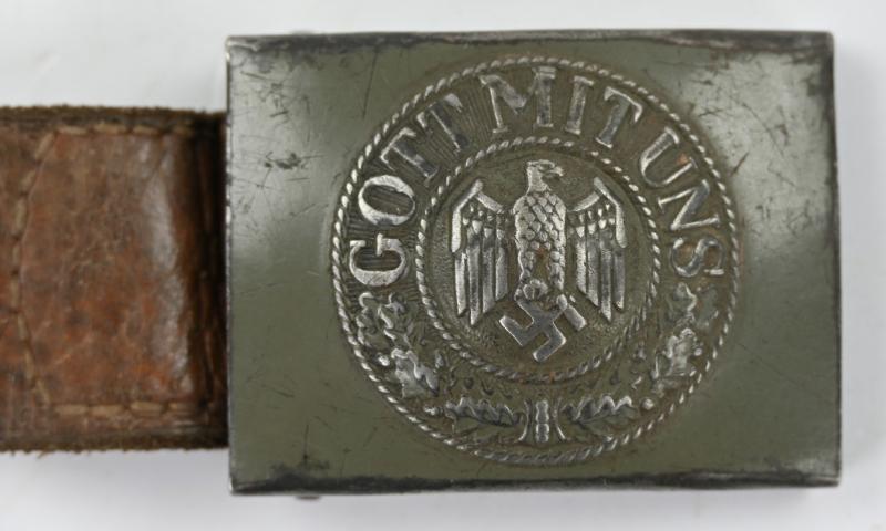 German WH Beltbuckle with Tab 'J.Dicke' 1941