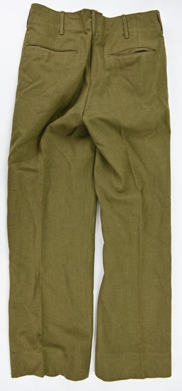 US WW2 Field Wool Serge Trousers 1941