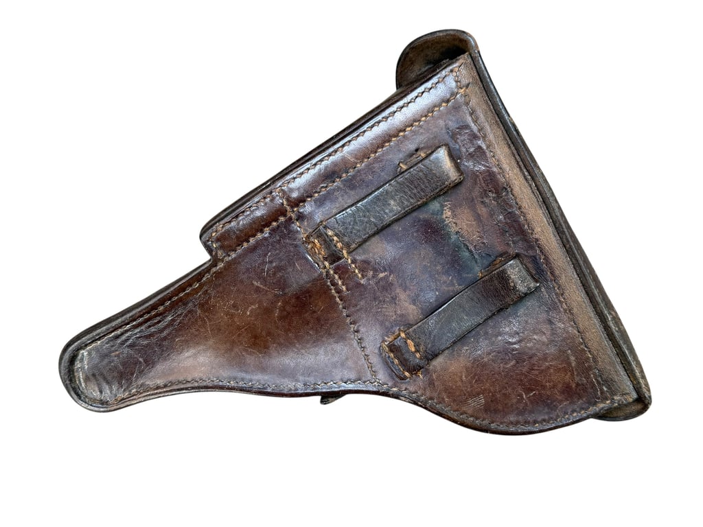 Chocolate Brown P08 Leather Holster