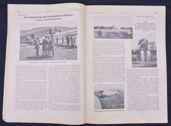 German LW Magazine 'Deutsche Luftwacht'  September 1935