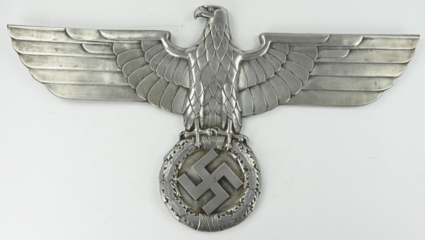 German Third Reich Rare 29'' Railway Eagle