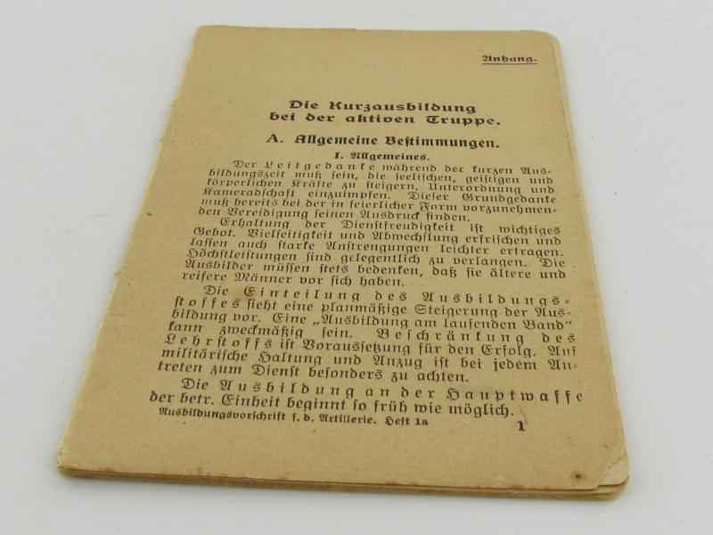 Wehrmacht short training in the active group