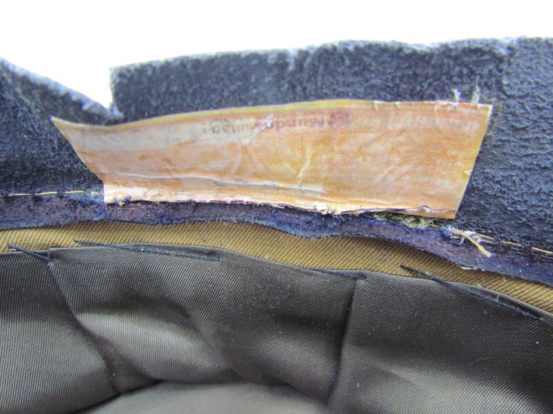 NSDAP Ortsgruppe RZM leaders visor cap