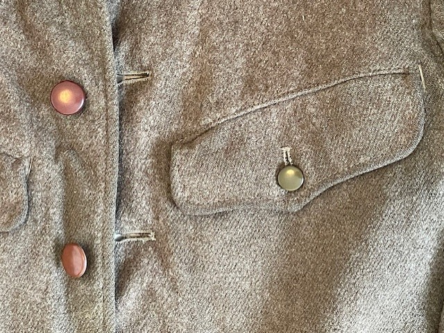 WONDERFUL ORIGINAL WWII JAP OTHER RANKS 4 POCKET TUNIC RANK OF PRT.