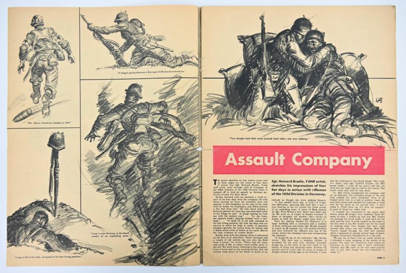 US WW2 Yank Magazine 13 April 1945