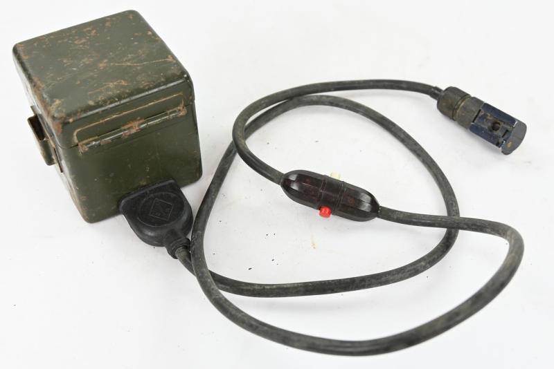 German WH MG34 Machine gun optical sight light cable and battery box