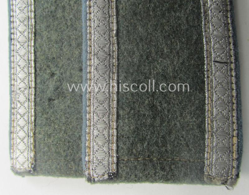 Pair of WH (Heeres) so-called: 'M40 o. M43'-pattern, NCO-type shoulderstraps: 'Uffz. der Nachschub-Trpn.'