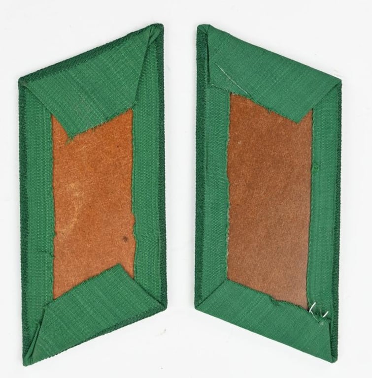 German Third Reich Zoll Customs Officer Collar Tab Set