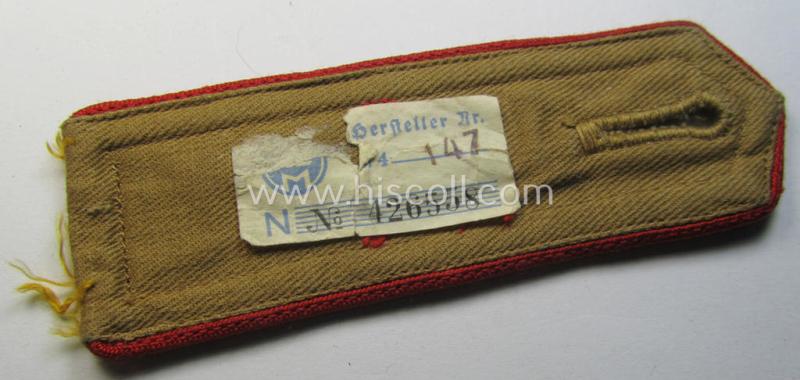 Attractive - albeit regrettably single! - early-pattern, so-called: 'Allgemeine-HJ' (ie. 'Hitlerjugend') shoulderstrap as was intended for usage by a: 'Hitlerjunge' who was attached to the: 'Bann 118' (Bann 118 = Bann Worms)