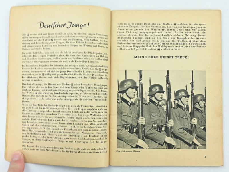 German Waffen-SS Recruitment Booklet 'Dich Ruft die SS'