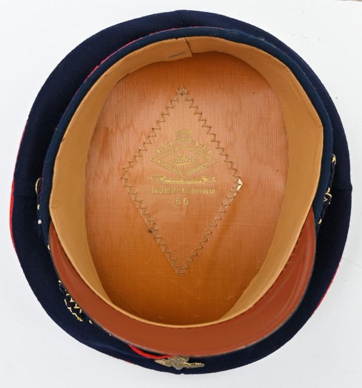 German Reichsbahn NCO Visor Cap