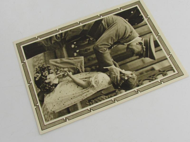 Postcard : Adolf Hitler with Child