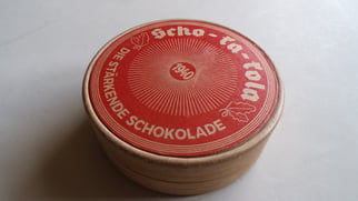 Rare 1940 Wehrmacht Cardboard Scho-Ka-Kola Container