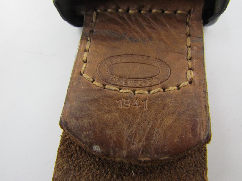 Luftwaffe steel belt buckle by F.W. Assmann & Söhne