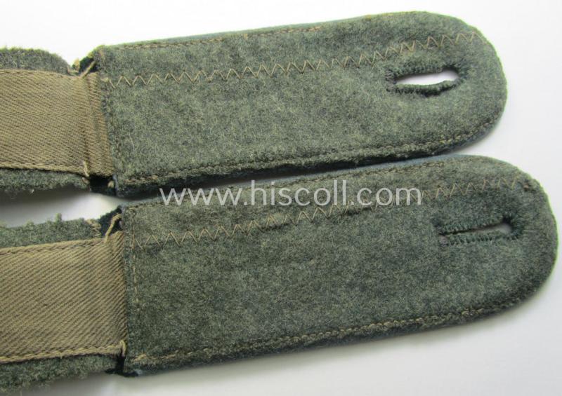 Pair of WH (Heeres) early-war-period- (ie. 'M36'- ie. 'M40'-pattern and/or rounded-styled) EM-type shoulderstraps: 'Soldat eines Nachschub Kraftfahr-Abts.'