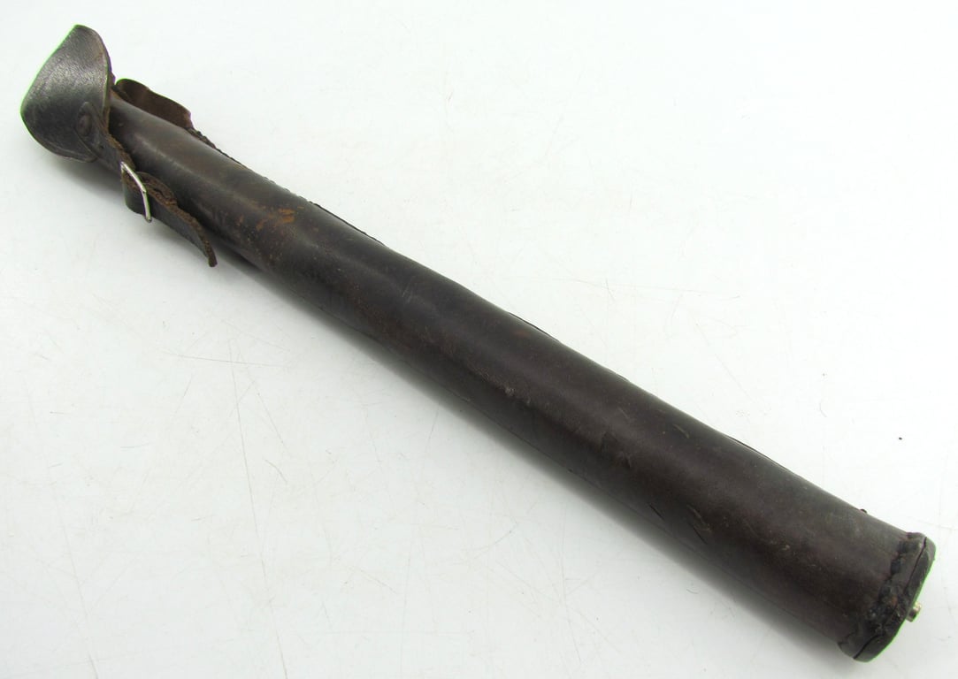 BDM (Bund Deutscher Mädel) marching fife with original black leather carrying case.