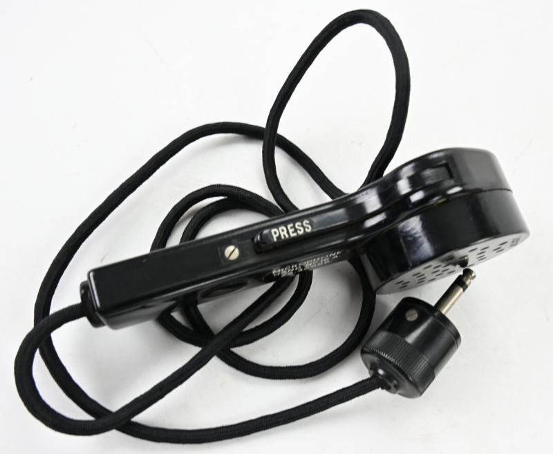 British WW2 Wireless 38 Microphone and Headphone Set
