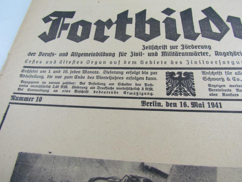 Fortbildung Magazine Nr 10 16-May 1941