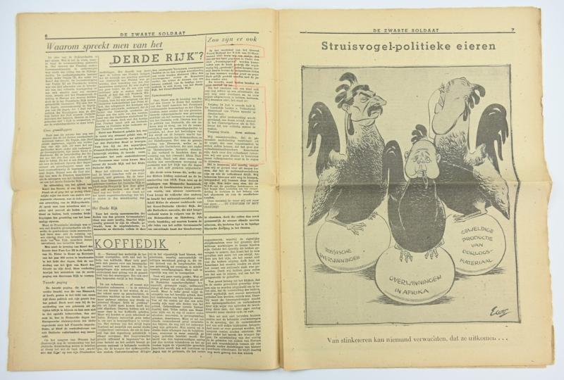 Dutch SS Magazine 'De Zwarte Soldaat' 1942