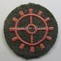 WH (Heeres ie. 'Panzer'-) trade- ie. special-career-patch as...