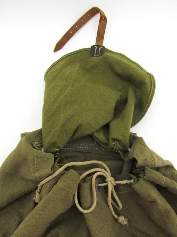 Late War Wehrmacht Backpack  (Rucksack) with Webbing Straps