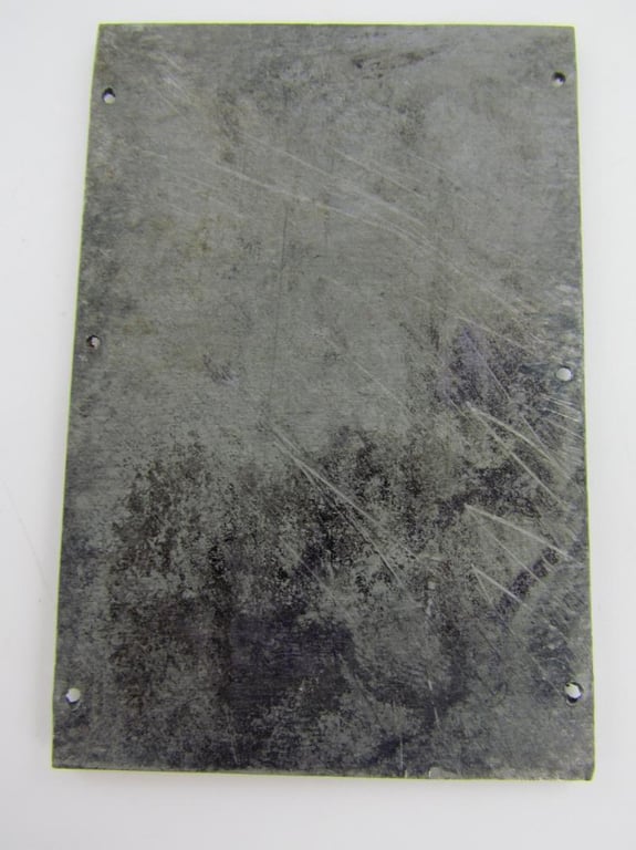 Original German Newspaper Photo “Druckplatte” (printing plate)