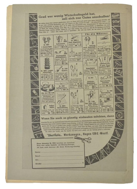 German NSKOV Magazine 1938