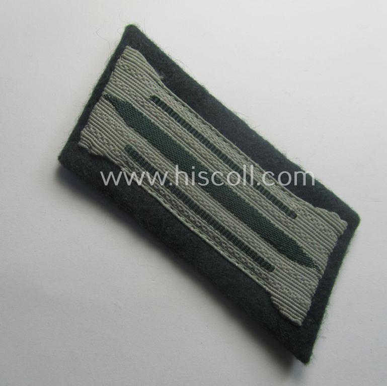 Pair of WH (Heeres) 'standard-issue'-pattern WH (Heeres) collar-tabs (or: 'Einheitskragenspiegel') being of the 'generic-pattern'