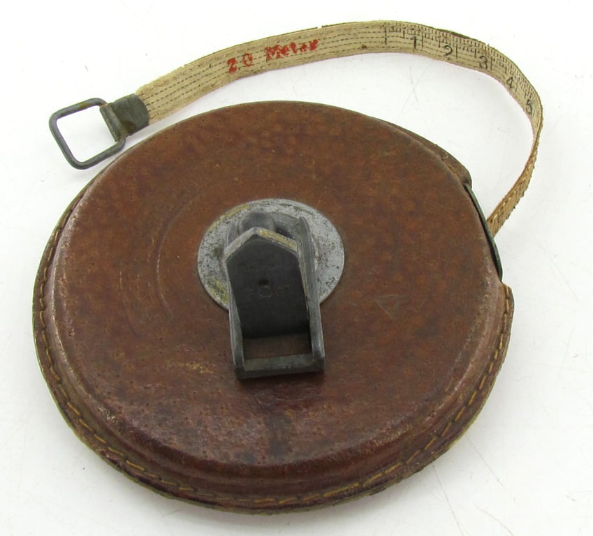 Wehrmacht 20m Measuring Tape – Dated 1943 – WaA Marked