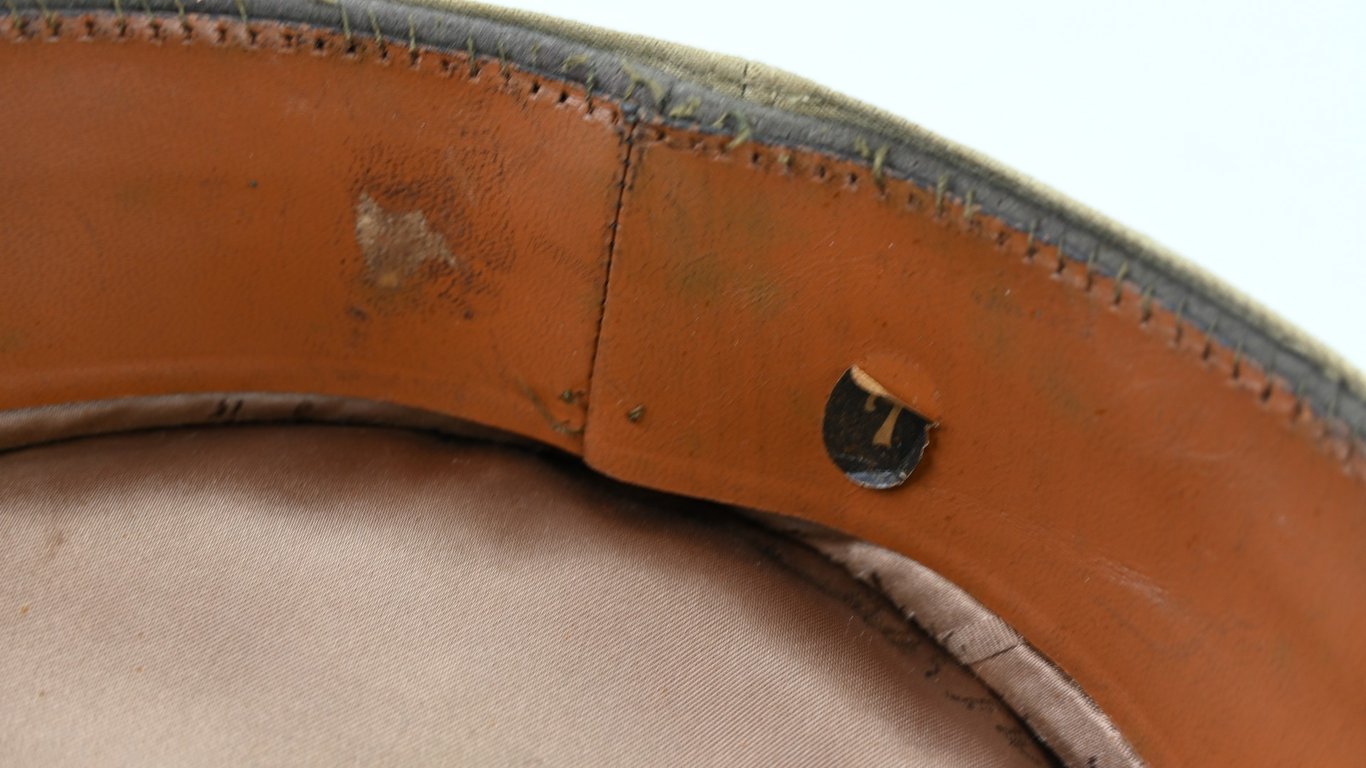 US WW2 Summer Semi-Crusher Officer Visor Cap