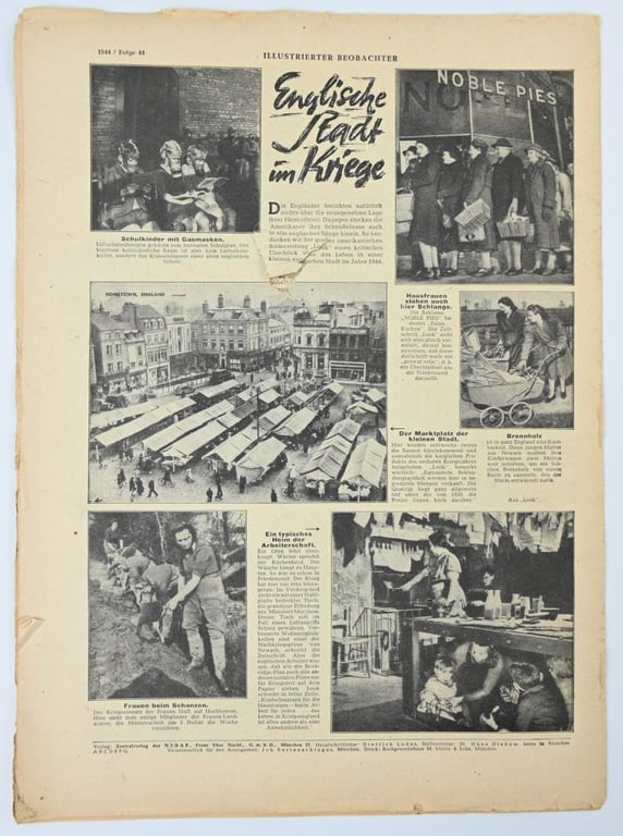 German Magazine "Illustrierte Beobachter" Dated 2 November 1944