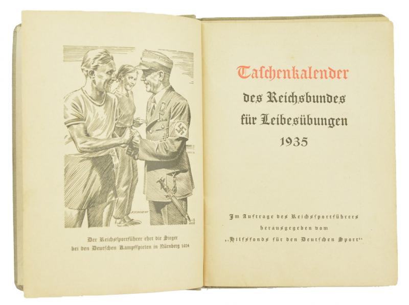 German DRL Pocket Agenda 1935
