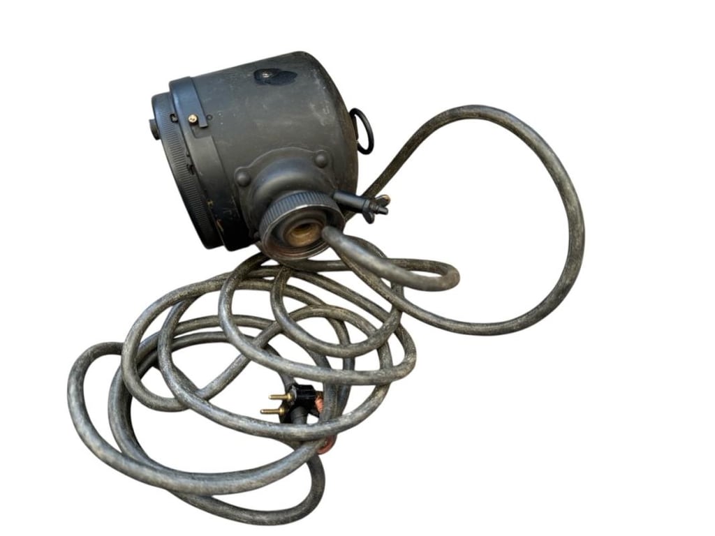 British WWII Signal Lamp and Morse Key