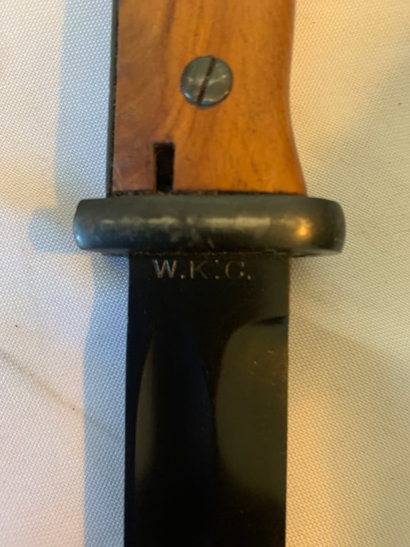 K98 Bayonet and frog