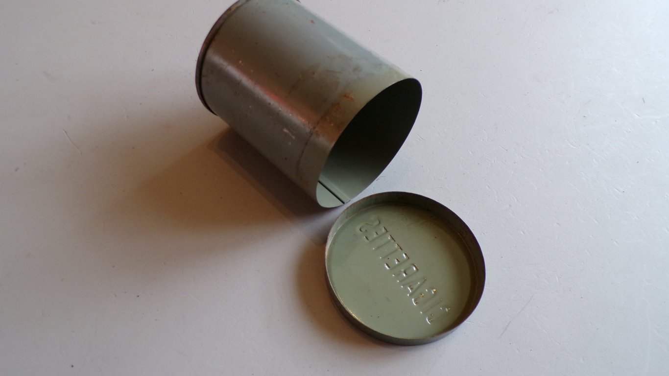British ration cigarette tin