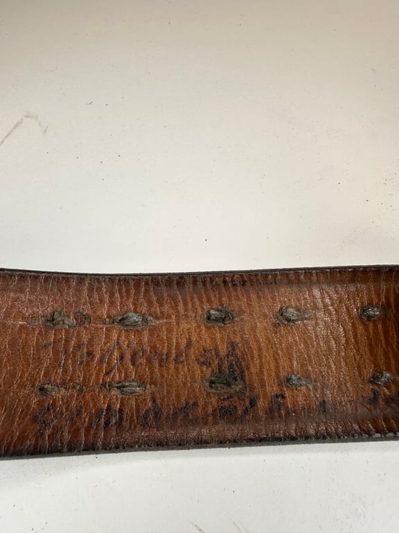 WW2 German Leather belt "100 cm"