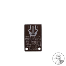 Kleinabzeichen 12. Deutsches Sängerbundesfest Breslau 1937