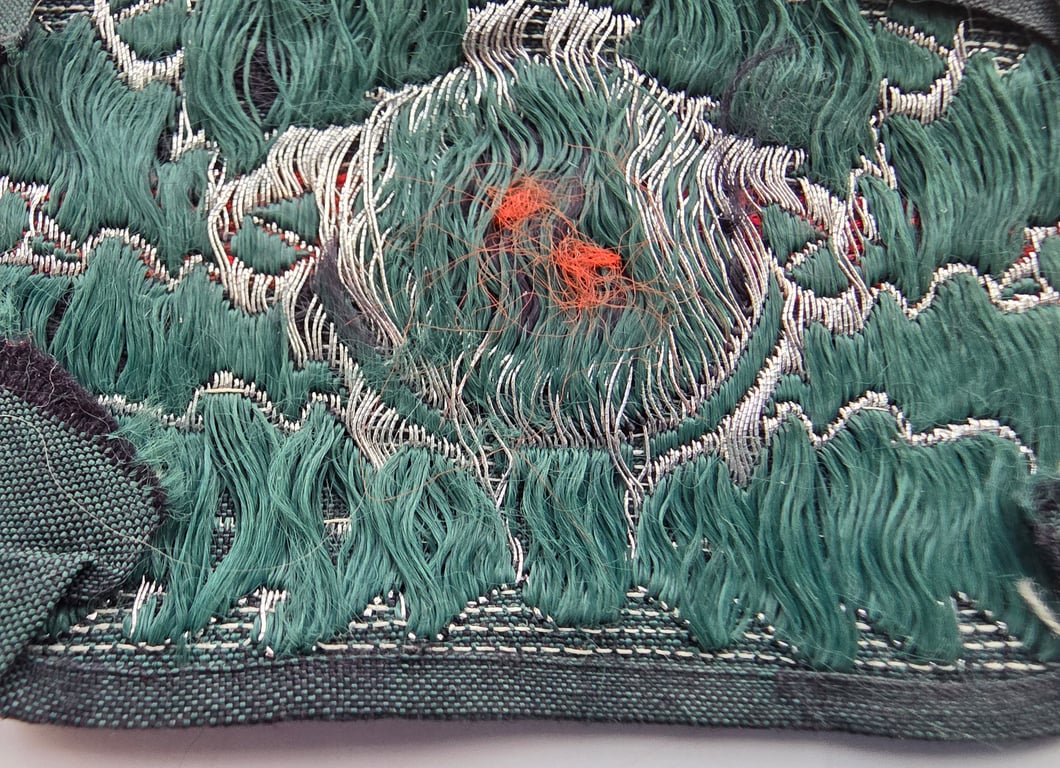 WWII Officers bevo cap wreath