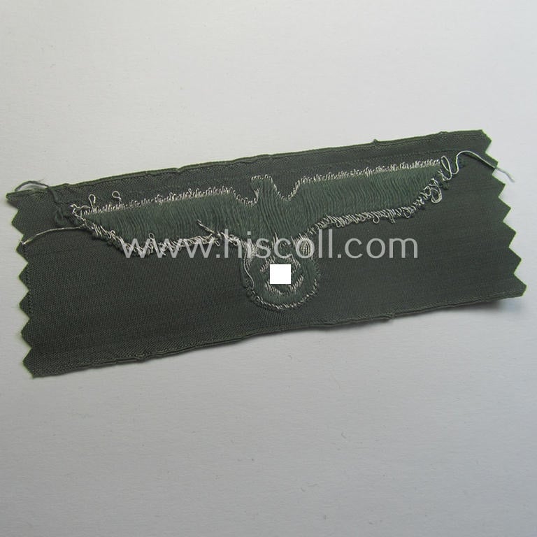 WH (Heeres) 'flatwire'-woven 'Offiziersadler für Schiffchen o. Knautschmütze'