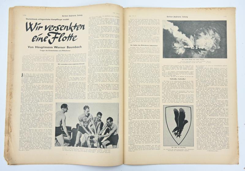 German Berliner Illustrierte Zeitung Newspaper December 1941
