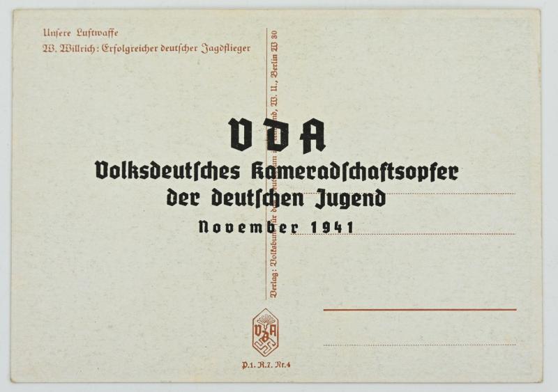 German LW Postcard 'Unsere Luftwaffe'