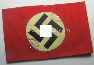 N.S.K.K.-related party-armband (ie. 'Armbinde') being of the 'party...