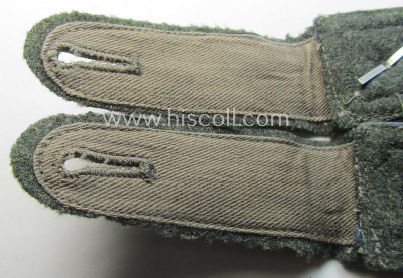 Pair of WH (Heeres) NCO-type (ie. 'M40- o. M43'-pattern) shoulderstraps: 'Feldwebel eines Heeres Nachschub-Abtgs.'