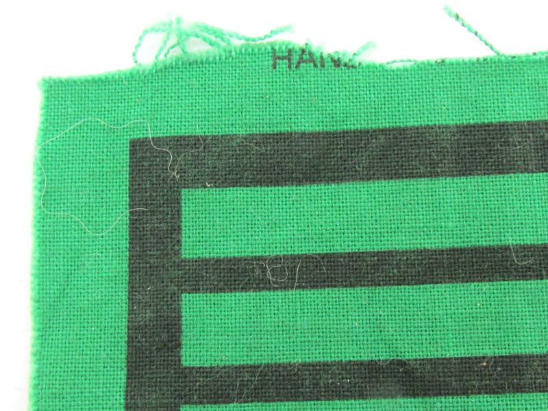 Printed Wehrmacht ( Heer ) camouflage rank patch