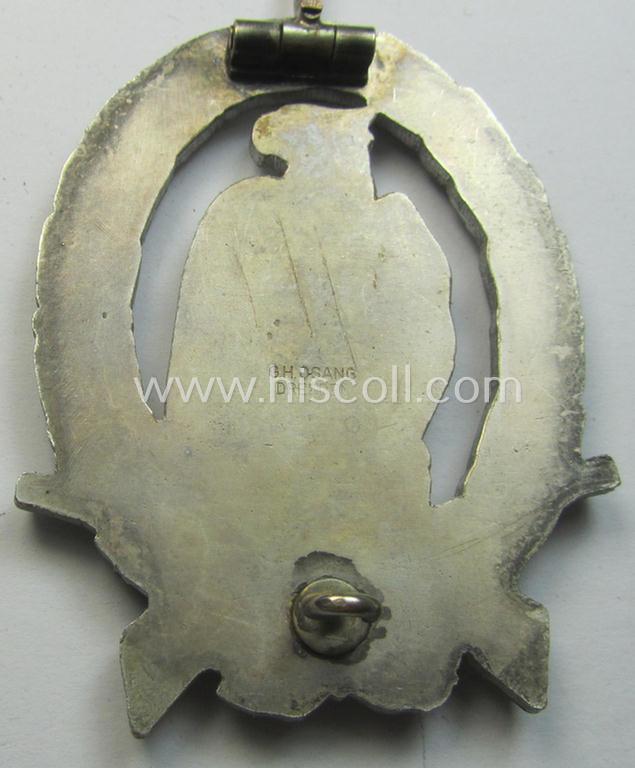 Never before encountered, silver-toned and/or: 'Buntmetall'-based: 'Auszeichnung des Deutscher Schützenverbandes o. DSV' (being a luxurious example as was produced by the: 'G.H. Osang'-company)