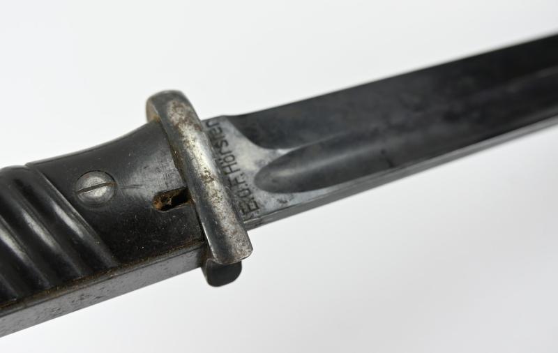 German WH K98 Mauser Bayonet with Canvas Frog